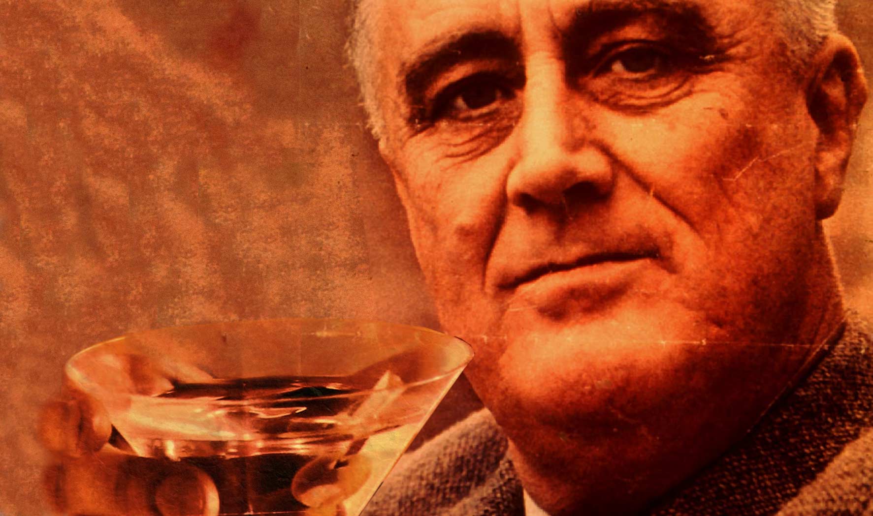 Fdr Portrait Of A Drinking President Modern Drunkard Magazine